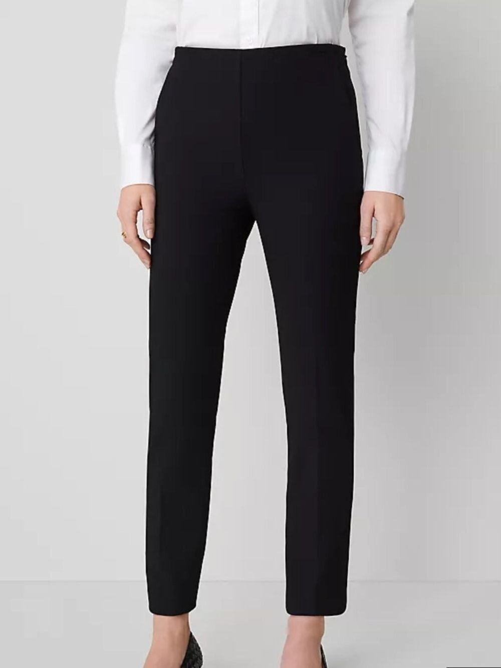Ann Taylor The Side Zip Ankle Pant in Bi-Stretch